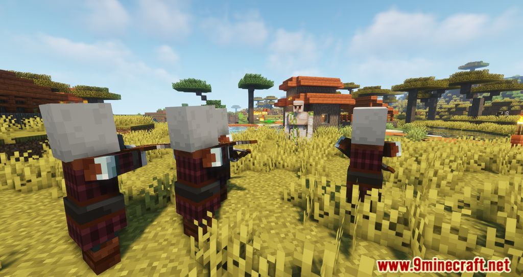 Illagers Wear Armor Mod Minecraft