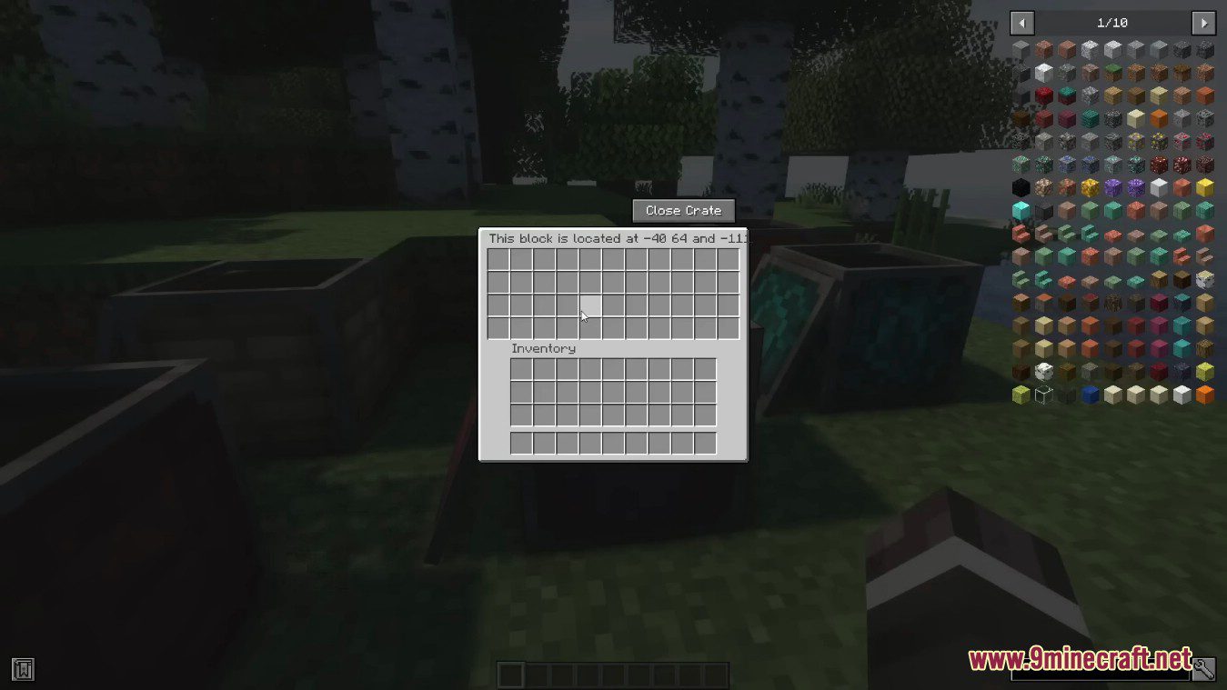 Balanced Crates Mod Minecraft