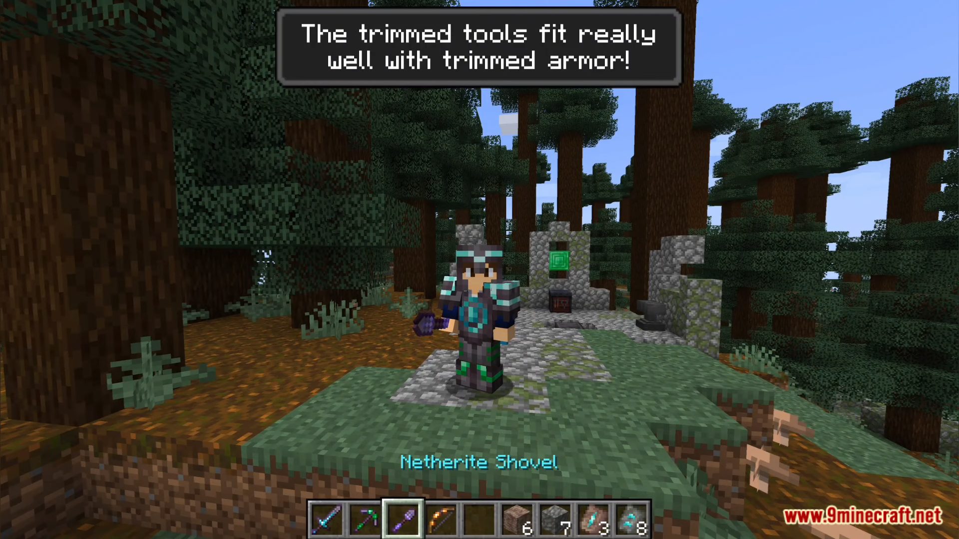 Tool Trims Data Pack 1Minecraft