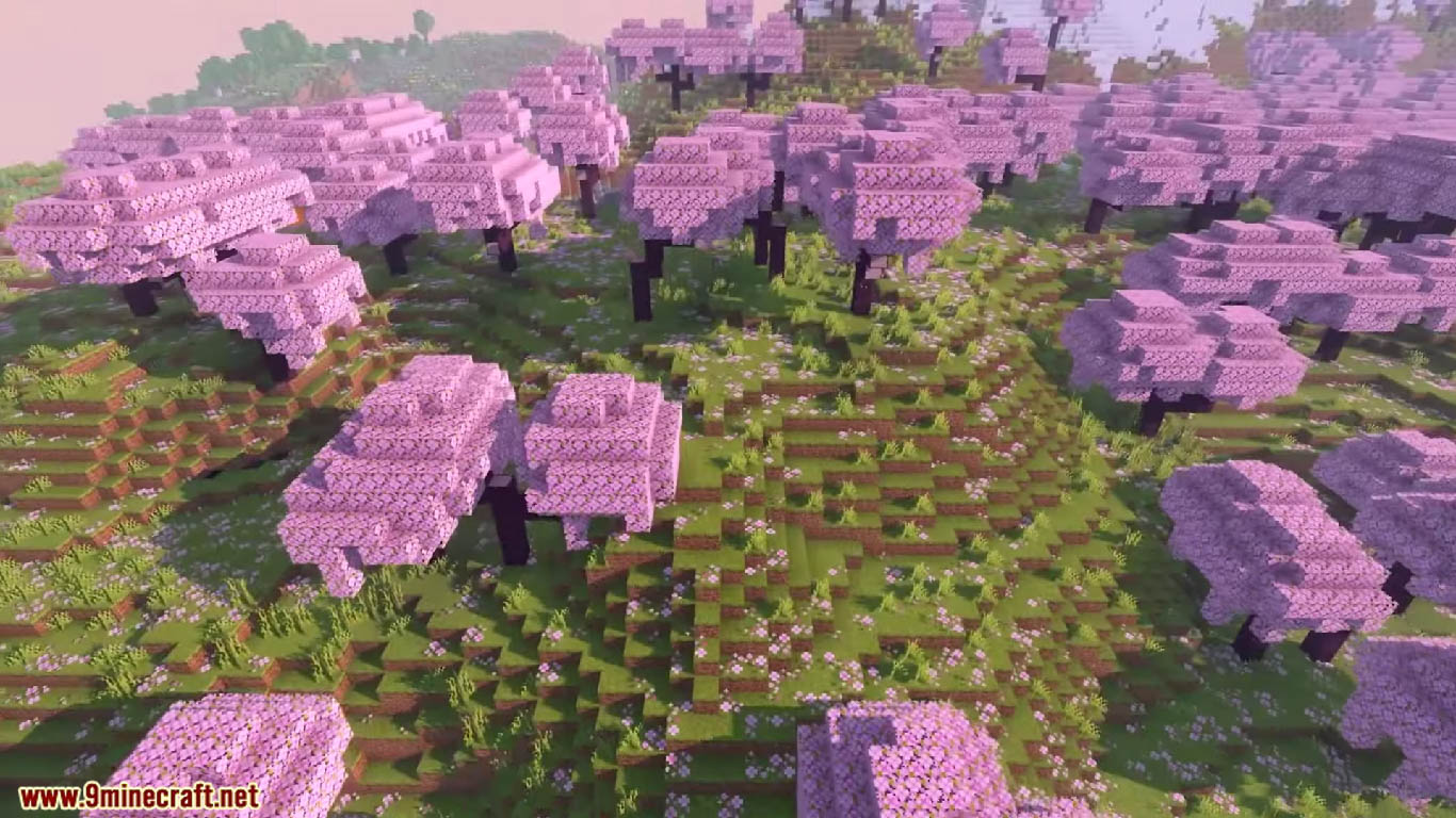 Awesome Cherry Blossom Near Spawn Seeds For Minecraft Java Bedrock