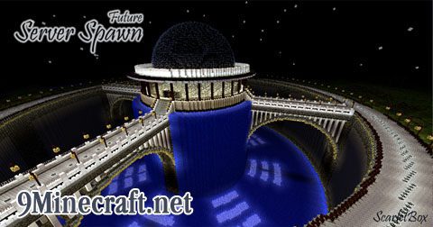 Futuristic Server Spawn Map 1.12.2, 1.11.2 for Minecraft Thumbnail