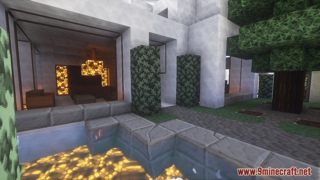 Minecraft Modern House Map - 1Minecraft