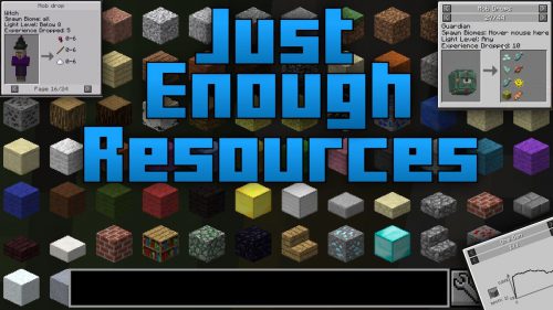 Just Enough Resources Mod (1.19.4, 1.18.2) – Efficient Resource Management Thumbnail