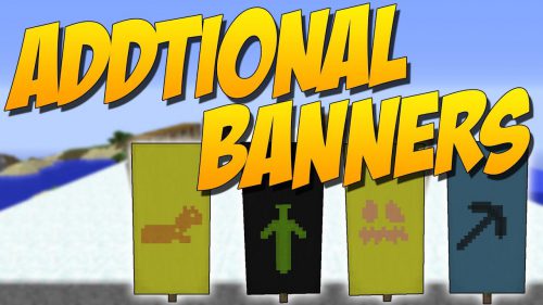 Additional Banners Mod (1.19.4, 1.18.2) – Infinite Patterns Thumbnail