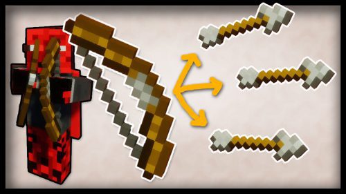 Scattor Shot Bows Command Block 1.12.2 (Shoot Multiple Arrows from 1 Bow) Thumbnail