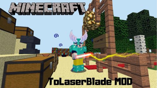 ToLaserBlade Mod (1.19.4, 1.18.2) – Simple Sword with a Laser Blade Thumbnail