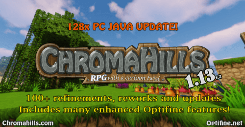 Chroma Hills Resource Pack (1.19.3, 1.18.2) – Texture Pack Thumbnail