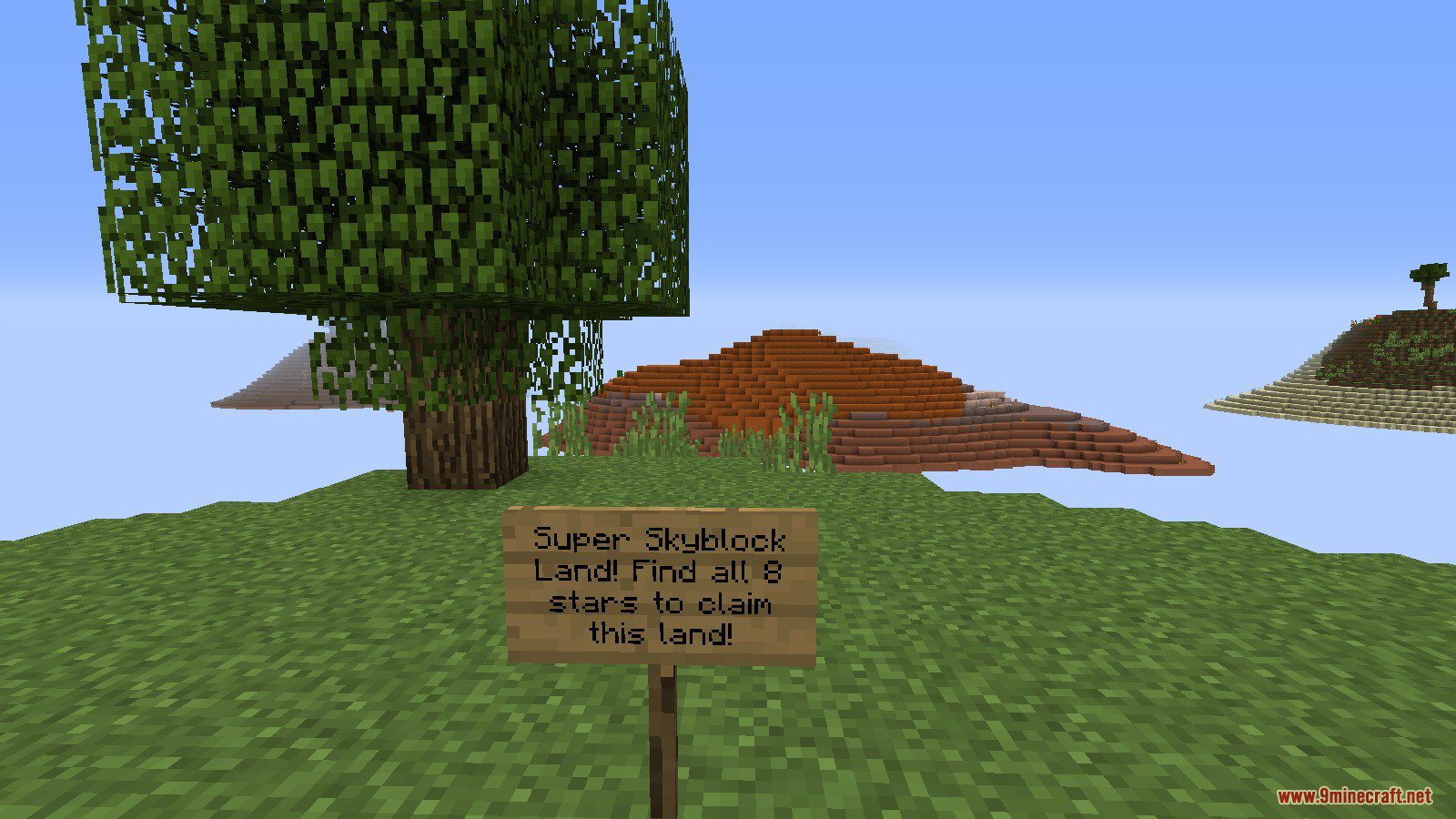 Super Skyblock Land Map 1.13 for Minecraft 2