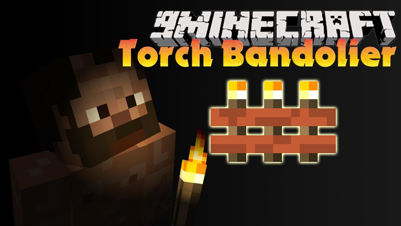 Torch Bandolier Mod 1Minecraft