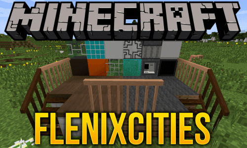 Flenix Cities Mod 1.7.10 (Decorative Things to Build a City) Thumbnail