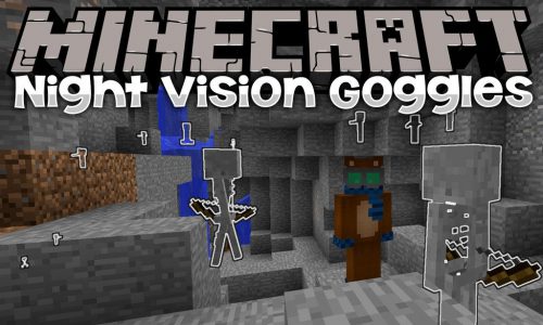 Night Vision Goggles Mod (1.12.2) – See in the Dark & Highlight Mobs Thumbnail