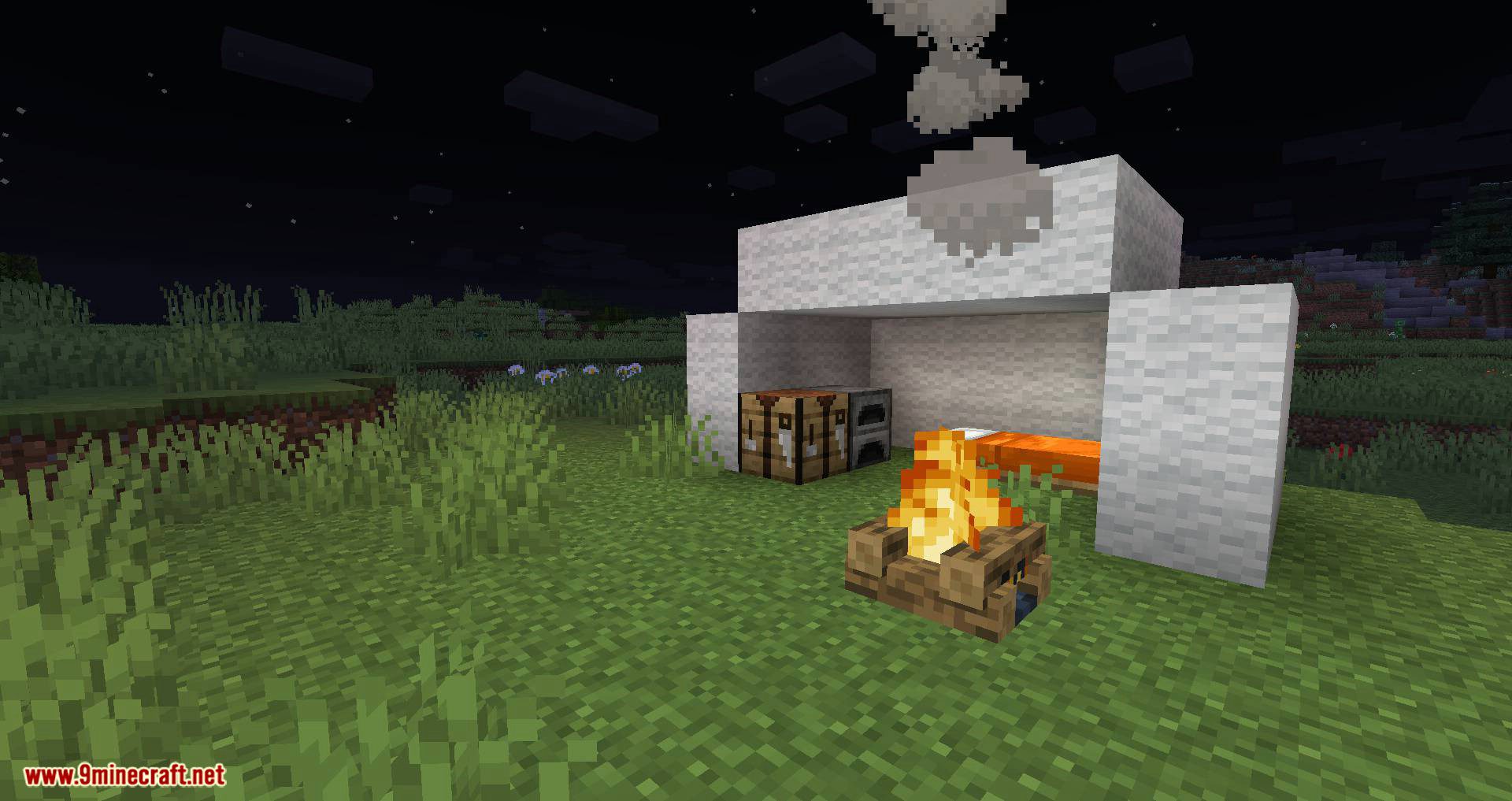No Hostiles Around Campfire Mod (1.19.4, 1.18.2) for Minecraft 8