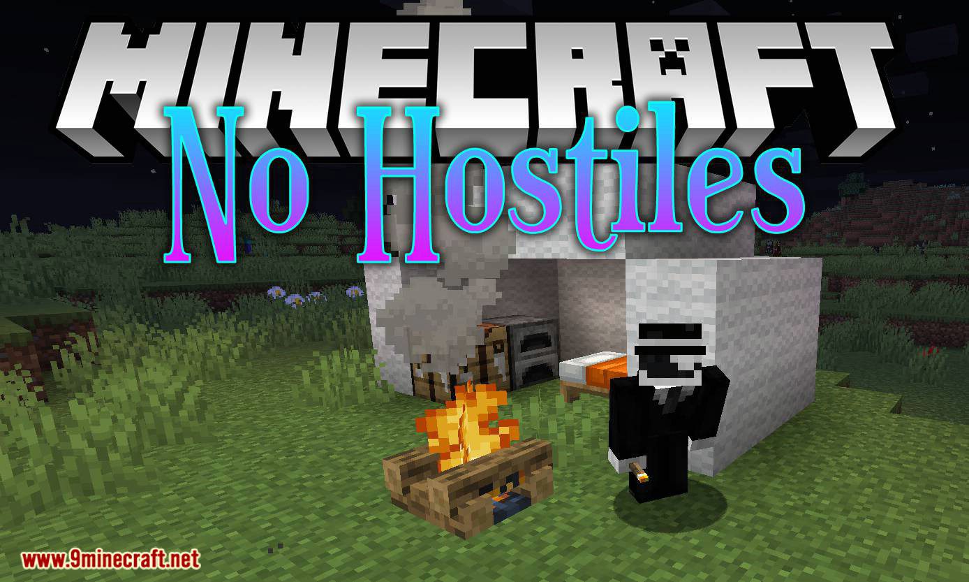 No Hostiles Around Campfire Mod (1.19.4, 1.18.2) for Minecraft 1