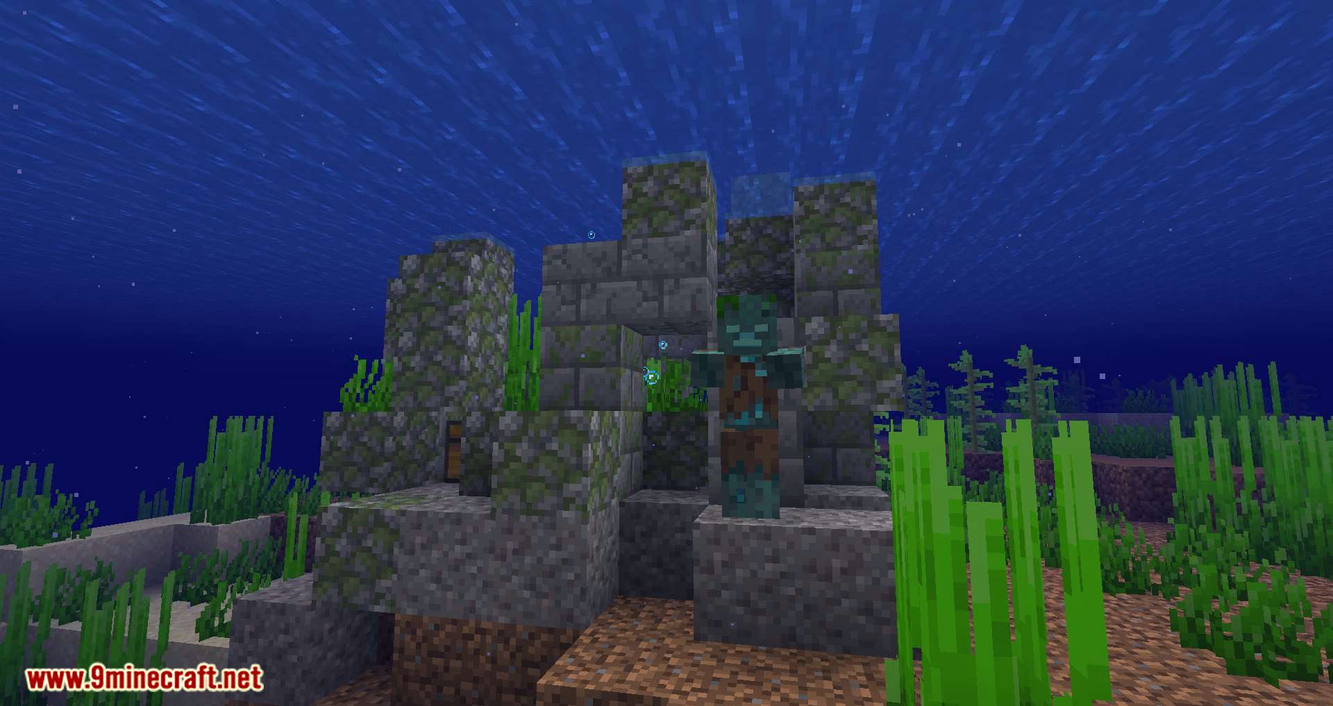 Conduits Prevent Drowned Mod 1Minecraft