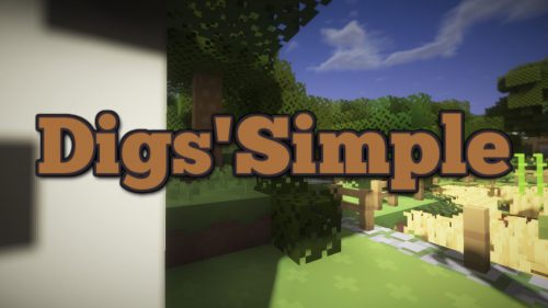 Digs’ Simple Resource Pack (1.19.4, 1.18.2) – Texture Pack Thumbnail