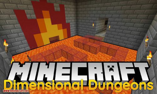 Dimensional Dungeons Mod (1.19.4, 1.18.2) – Unlimited Challenging Adventures Thumbnail