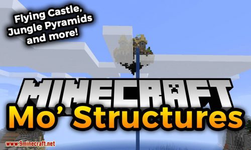 Mo’ Structures Mod (1.19.4, 1.18.2) – Flying Castle, Jungle Pyramids, & More Thumbnail