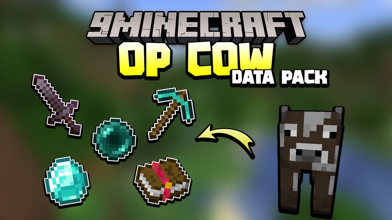 Cow drop op loot data pack 1minecraft
