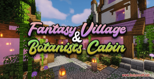 Fantasy Village And Botanist’s Cabin Map (1.19.3, 1.18.2) – Magical Village Thumbnail
