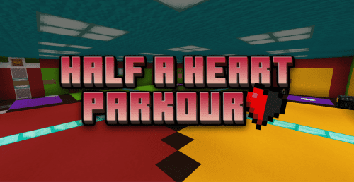 Half A Heart Parkour Map (1.19.4, 1.18.2) – No Heart To Waste! Thumbnail