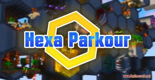 Hexa Parkour Map (1.19.3, 1.18.2) – A Hexagon Themed Parkour Thumbnail