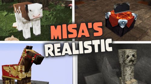 Misa’s Realistic Resource Pack (1.19.4, 1.18.2) – Texture Pack Thumbnail