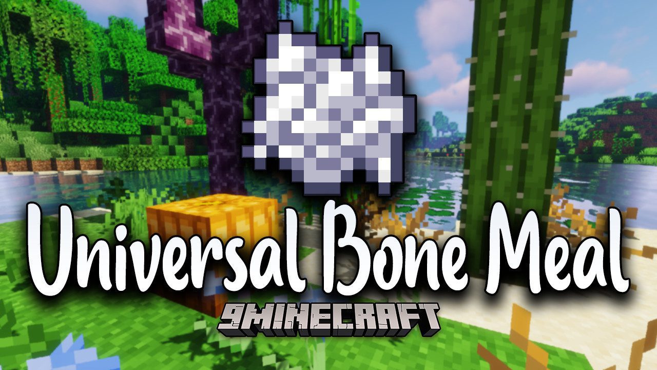 Universal Bone Meal Mod (1.19.4, 1.18.2) – New Uses for Bone Meal 1