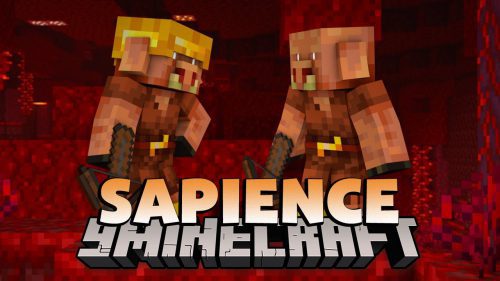 Sapience Mod (1.19.4, 1.18.2) – Making Piglins More Intelligent Thumbnail