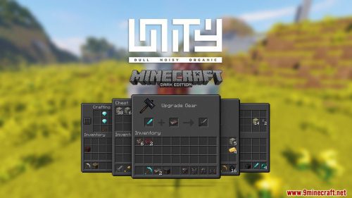 Unity: Dark Mode Resource Pack (1.19.4, 1.18.2) – Texture Pack Thumbnail