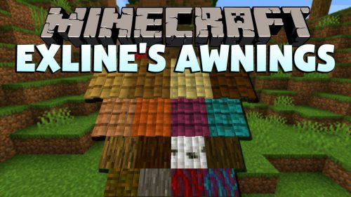 Exline’s Awnings Mod (1.19.4, 1.18.2) – Now With Corners Thumbnail