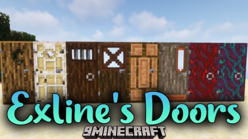 Exline’s Doors Mod (1.19.4, 1.18.2) – New and Unique Doors Thumbnail