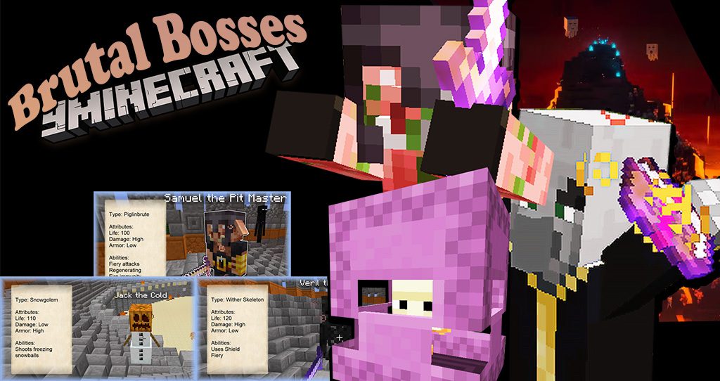 Brutal Bosses - Dungeon Bosses Mod (1.19.4, 1.18.2) - New Adversaries for Players to battle 1