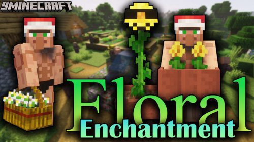 Floral Enchantment Mod (1.19.4, 1.18.2) – Decorating your Bases with Flowers Thumbnail
