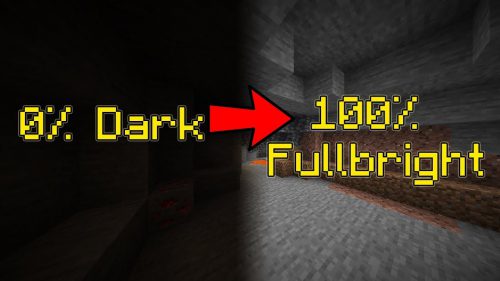 FullBright Resource Pack (1.20, 1.19.4) – Texture Pack Thumbnail