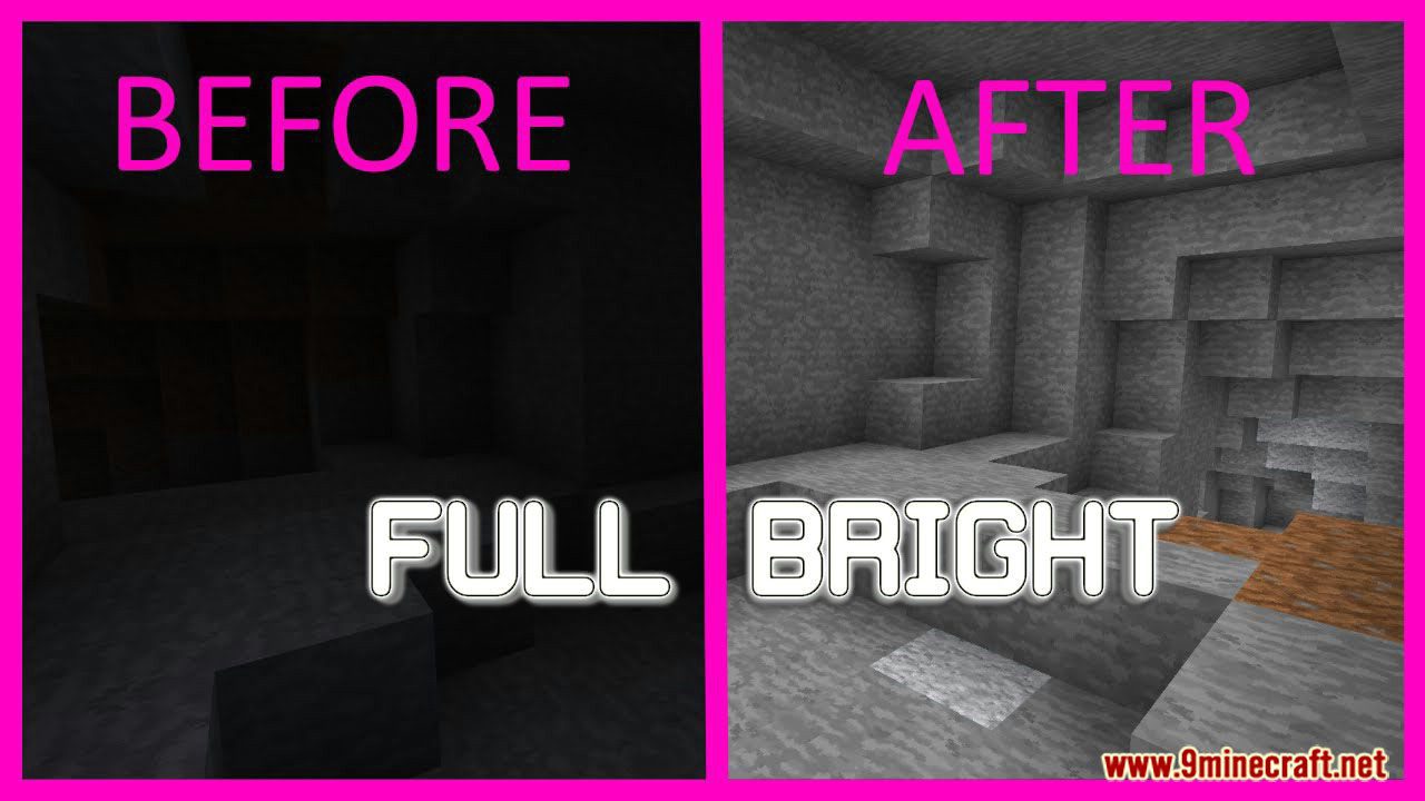 Fullbright Vanilla Resource Pack 1minecraft 3240