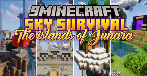 Sky Survival – The islands of Junara Map (1.19.3, 1.18.2) – Epic Journey In the Sky Thumbnail