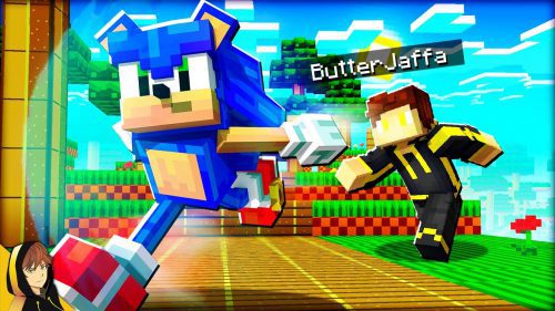 Sonic RX Mod (1.18.2) – Become Sonic in Minecraft Thumbnail