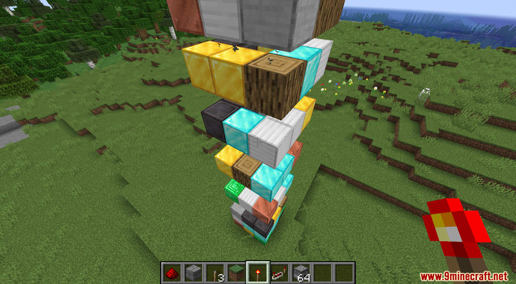 Dispense Blocks Data Pack 1Minecraft