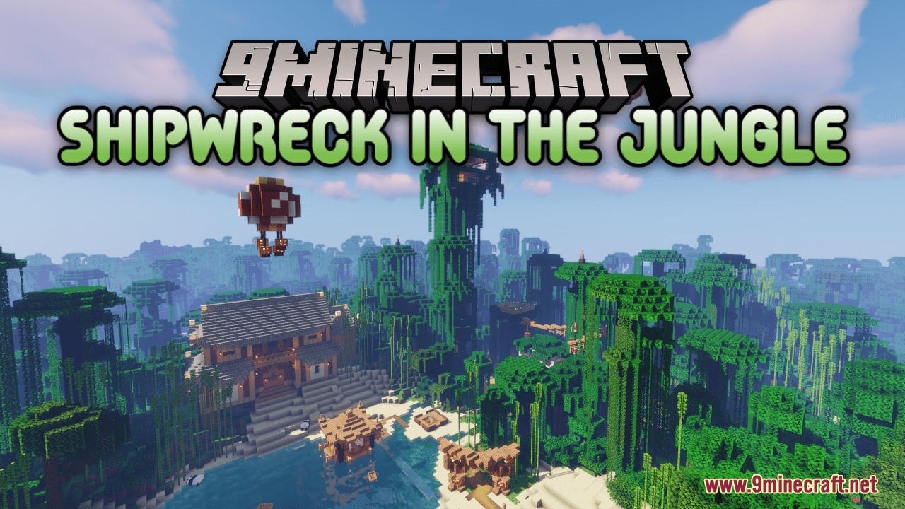 Shipwreck In The Jungle Map - 1Minecraft