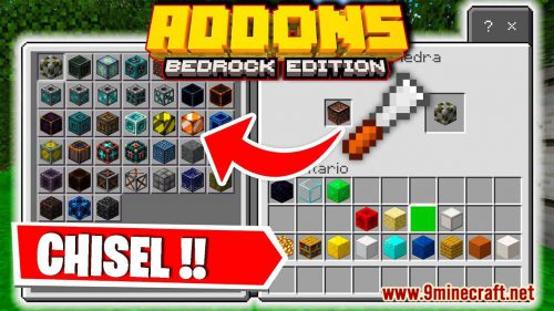 Chisel Addon (1.19) – Bedrock Edition Mod Thumbnail