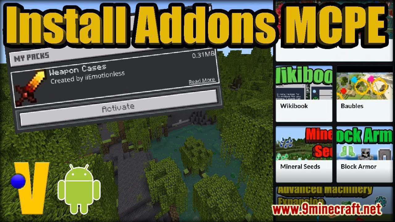 How To Install Mod / Addon on Minecraft PE 1