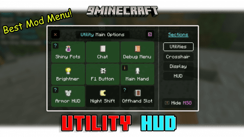 Utility HUD Pack (1.19) – Best UI Pack for MCPE/Bedrock Thumbnail