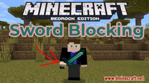 Sword Blocking Addon (1.19) – MCPE/Bedrock Mod Thumbnail