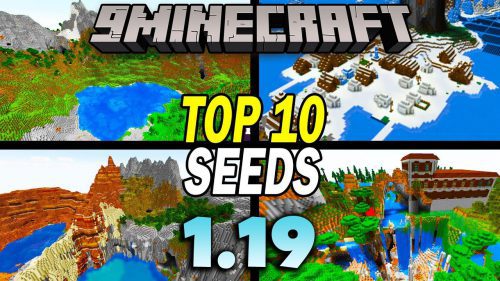 Top 10 New Survival Seeds Minecraft 1.19.4, 1.19.2 – Bedrock Edition + Java Thumbnail