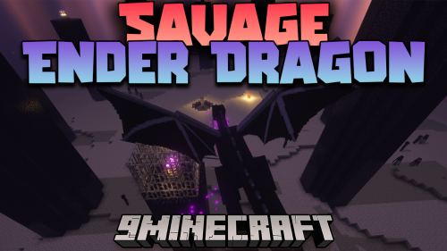 Savage Ender Dragon Mod (1.19.4, 1.18.2) – Ender Dragon New Power Thumbnail