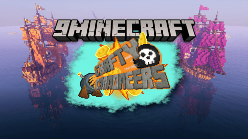 Crafty Cannoneers Map (1.19.4, 1.18.2) – A War Of Pirates Thumbnail