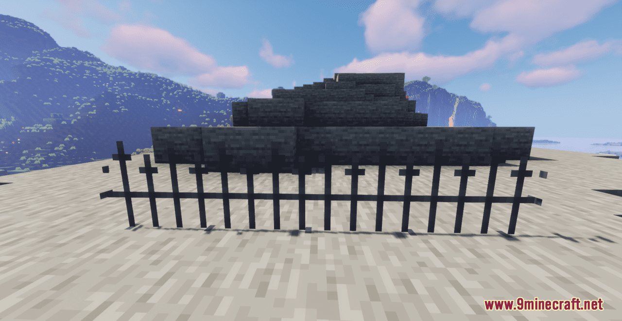 Gothic Iron Bars Resource Pack 1Minecraft