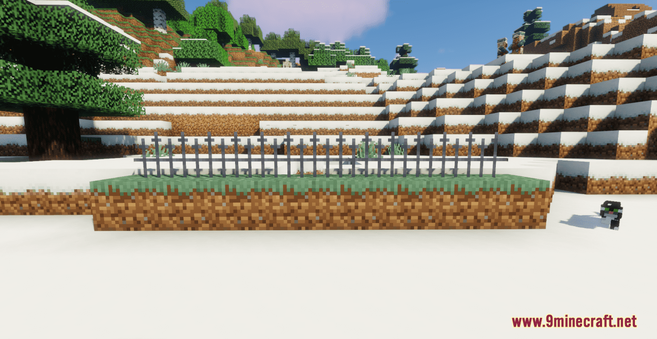 Gothic Iron Bars Resource Pack 1Minecraft