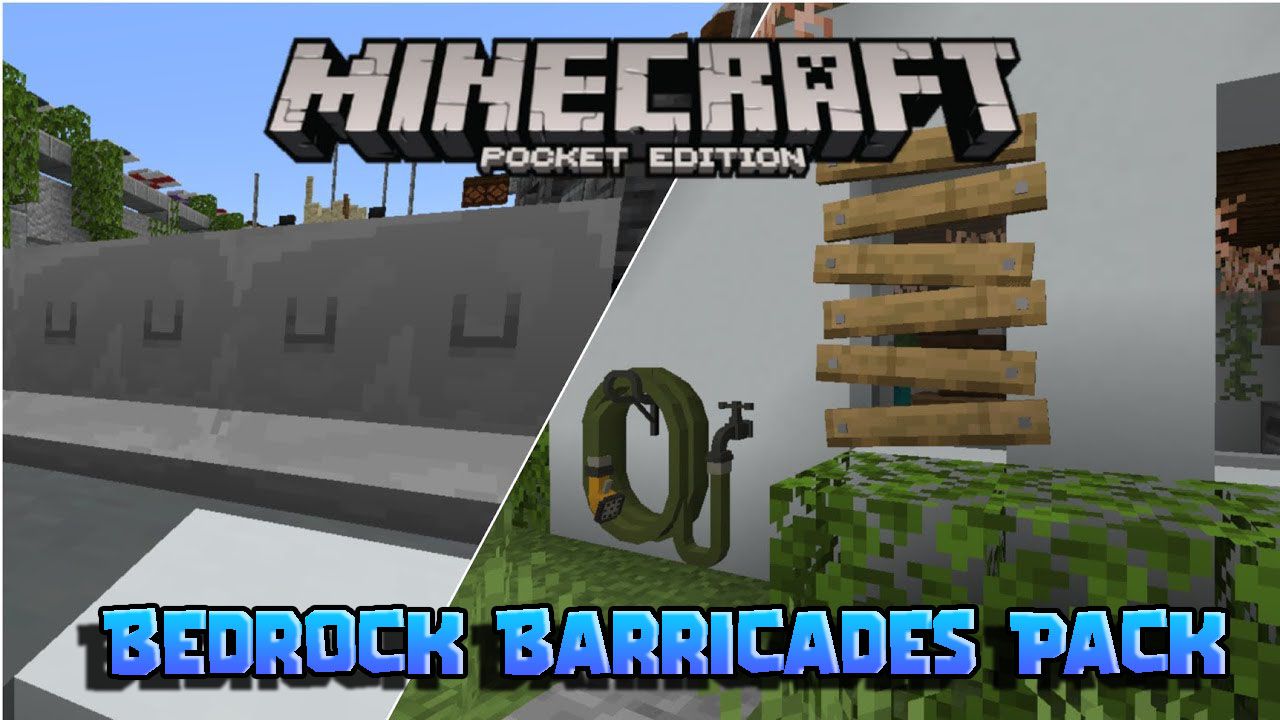 Bedrock Barricades Pack Addon Mcpe - 1Minecraft