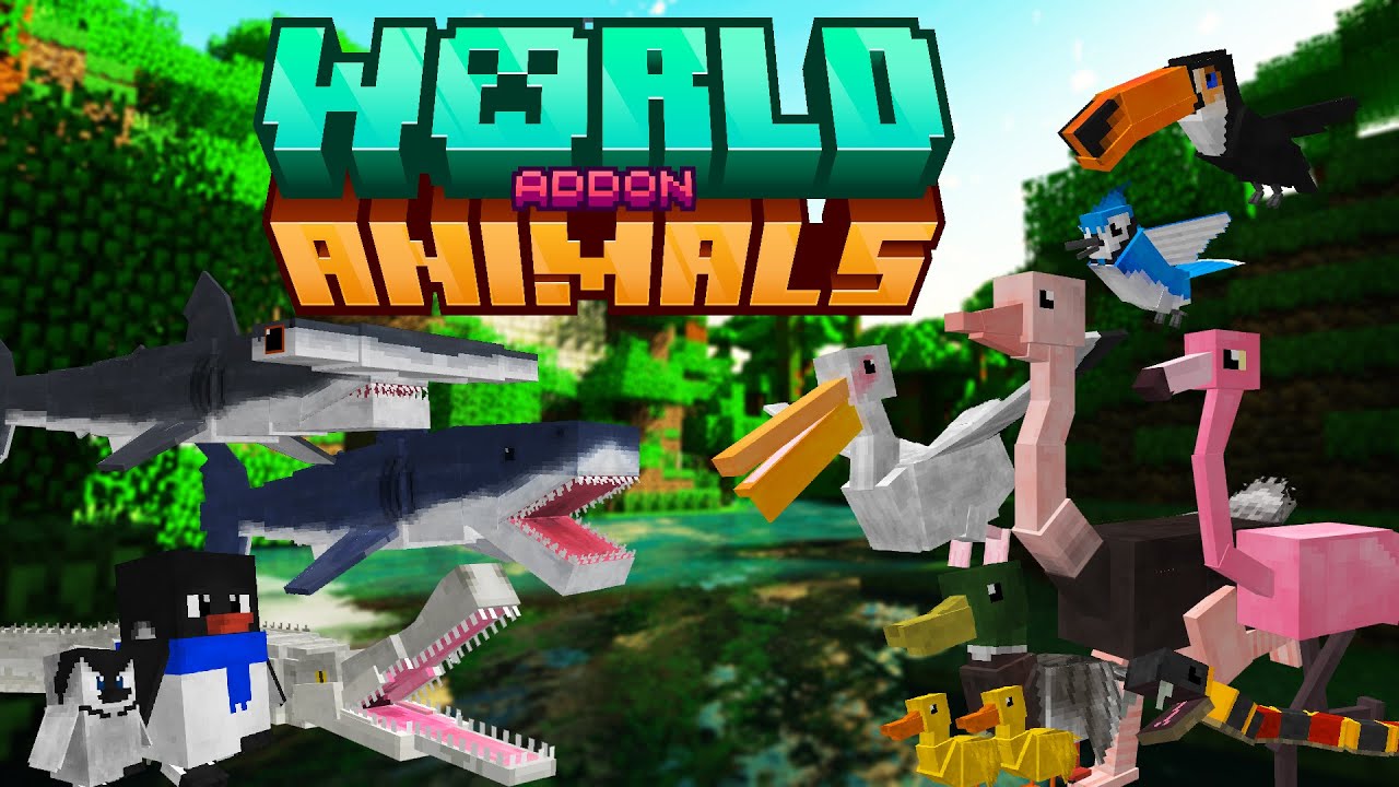 minecraft world animals addon download